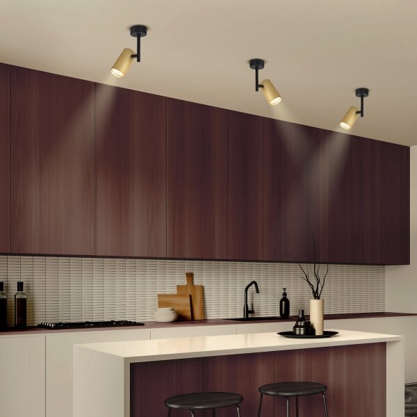 Spot Brilagi SELE VERTICAL 1xGU10/30W/230V negru/auriu