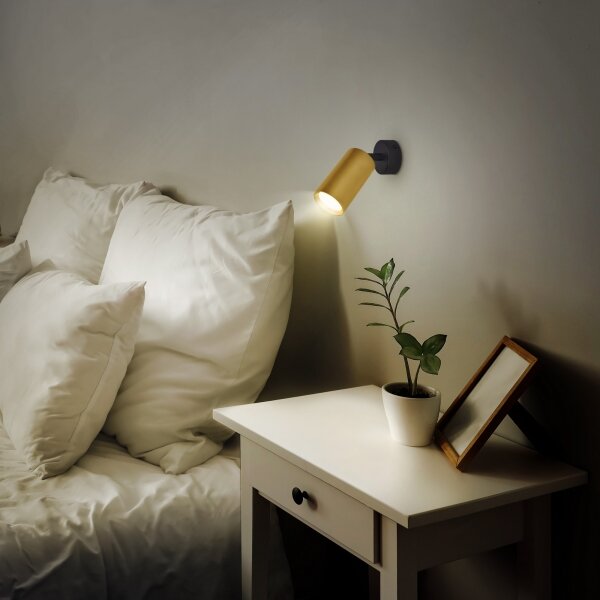 Brilagi - Spot LED dimabil SELE GOLDEN 1xGU10/4,8W/230V negru/auriu