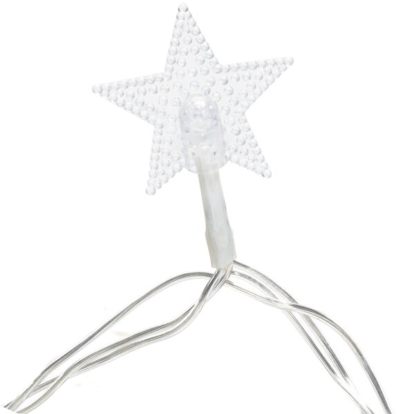 Aigostar - Ghirlandă LED pentru exterior, 50 LED, 8 funcții, 8 m, IP44, alb cald