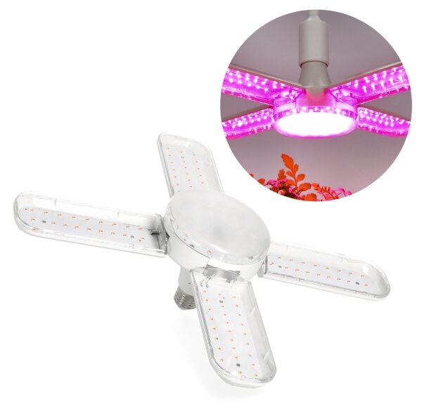 Bec LED pentru creșterea plantelor PLANTY E27/24W/230V 1200K