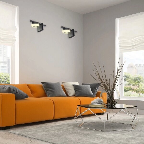 Aplică LED JOY 1xGX53/6W/230V negru