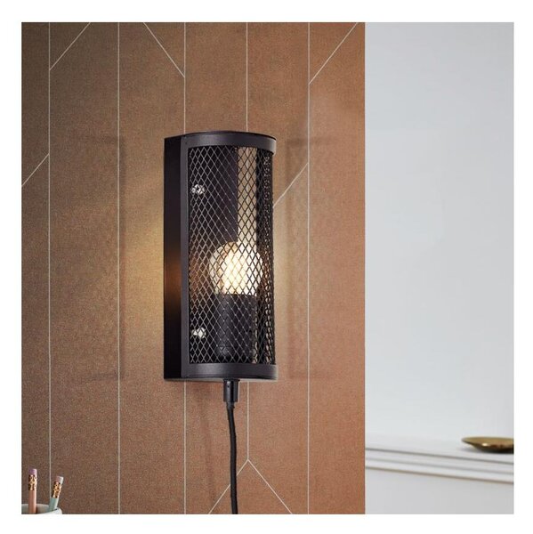 Aplică Brilliant MAZE 1xE27/40W/230V negru