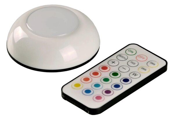 Iluminare LED RGBW mobilă LED/0,5W/4,5V 3xAAA alb + DO