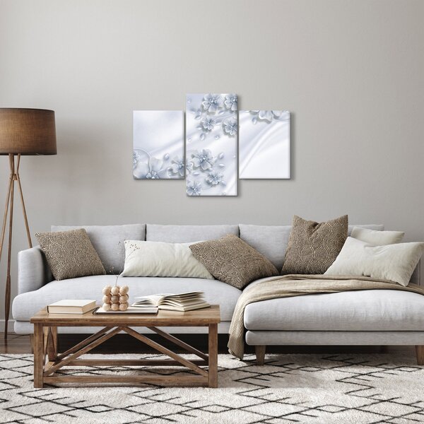 Tablou - Design flori (90x60 cm)