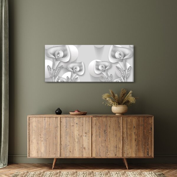 Tablou -Design flori (120x50 cm)