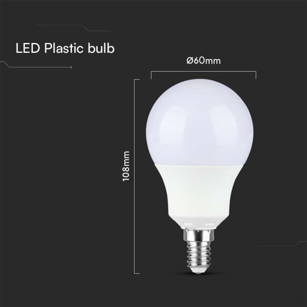 Bec LED SAMSUNG CHIP A60 E14/8,5W/230V 3000K