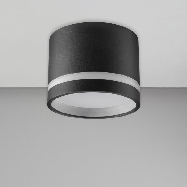 Plafonieră LED PARIS 1xGX53/6W/230V negru