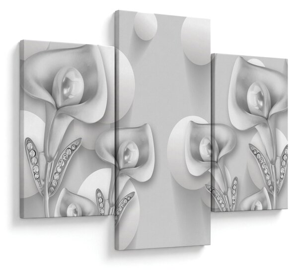 Tablou -Design flori (90x60 cm)