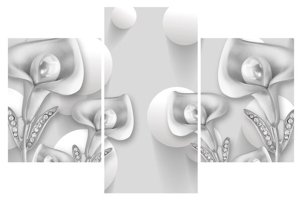 Tablou -Design flori (90x60 cm)