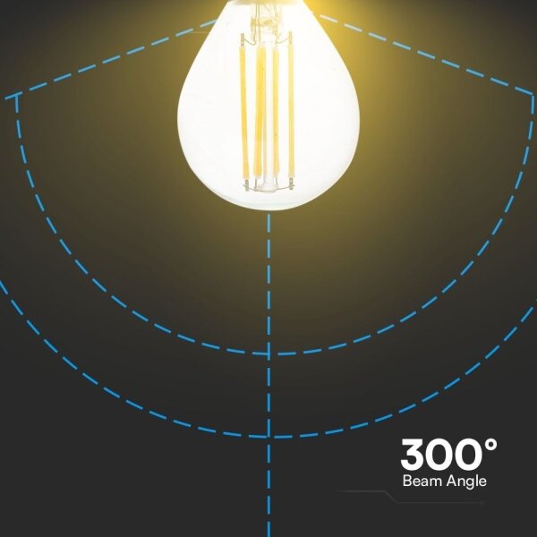 Bec LED FILAMENT P45 E14/6W/230V 4000K