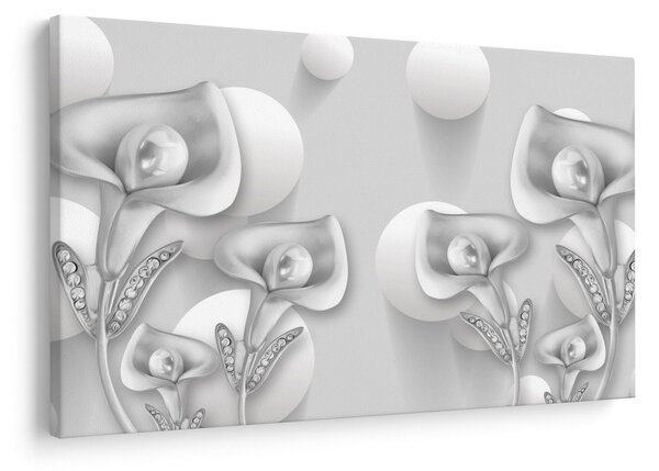 Tablou -Design flori (90x60 cm)