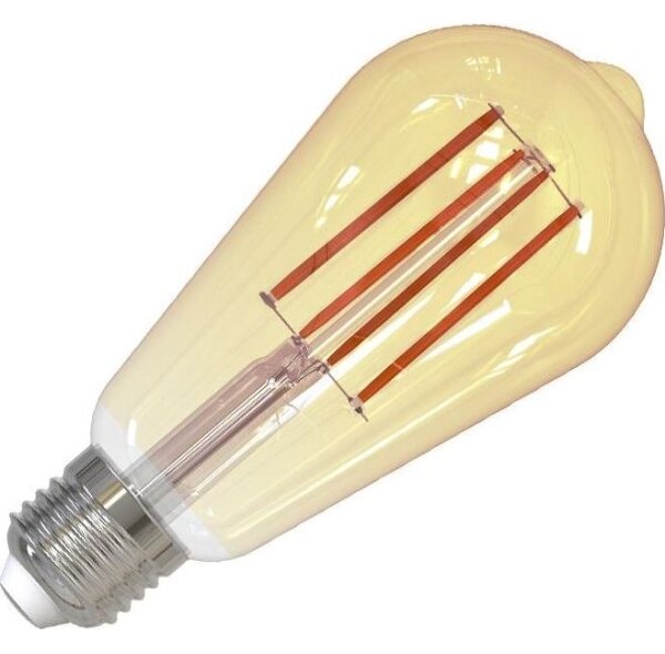 Bec LED dimabil FILAMENT&VINTAGE ST64 E27/12W/230V 2000K