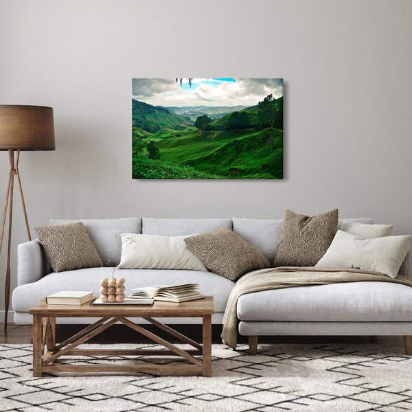 Tablou Plantații de ceai - Malaezia (90x60 cm)