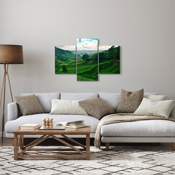 Tablou Plantații de ceai - Malaezia (90x60 cm)