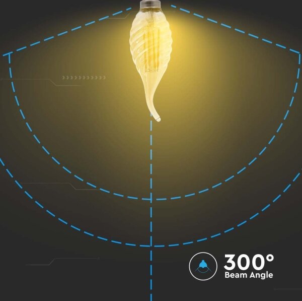 Bec LED FILAMENT E14/4W/230V 2200K