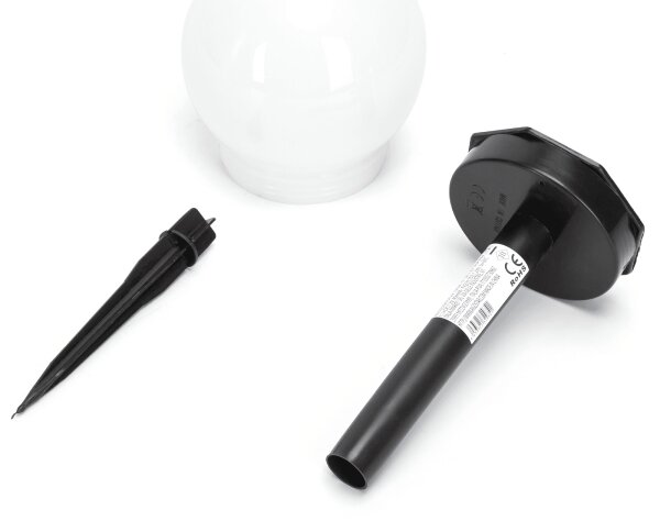 Lampă LED solară Aigostar LED/0,006W/1,2V 33cm negru 6500K IP44