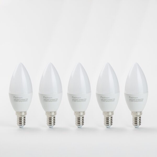 SET 5x bec LED Paulmann 28782 E14/5,5W/230V 2700K