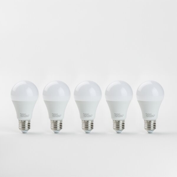 SET 5x bec LED Paulmann 28780 A60 E27/9W/230V 2700K