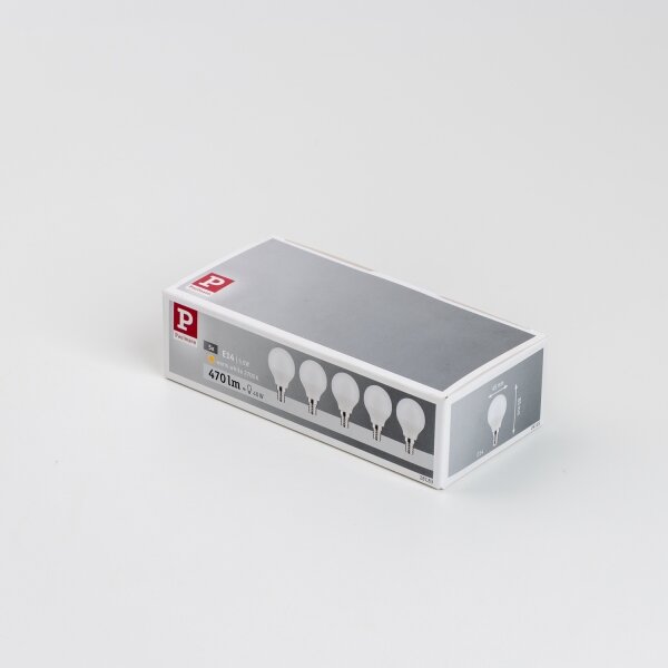 SET 5x bec LED Paulmann 28783 E14/5,5W/230V 2700K