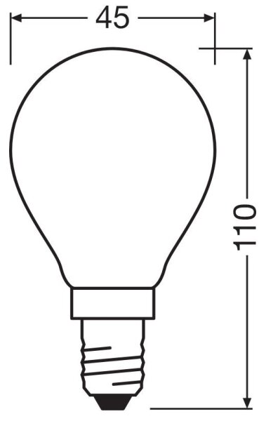 Bec LED Osram STAR E14/6,5W/230V 2700K