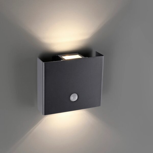 JUST LIGHT. 19471-18 - LED corp exterior cu senzor 2xLED/1,25W/3,7V 4400mAh IP44