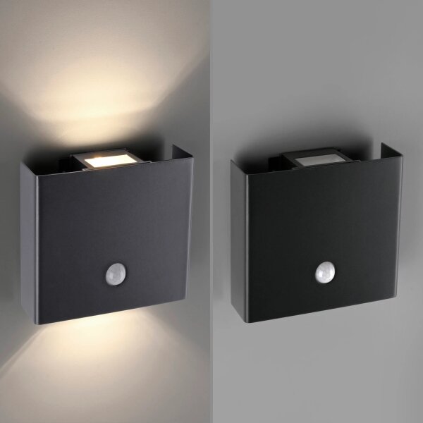 JUST LIGHT. 19471-18 - LED corp exterior cu senzor 2xLED/1,25W/3,7V 4400mAh IP44