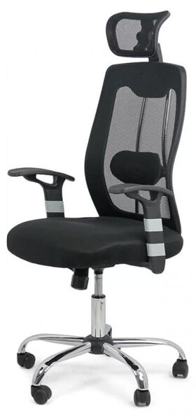 Scaun de birou GOZO, stofa + Mesh, Negru
