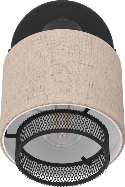 Spot de perete Eglo 43656 ROSLEY 1xE14/40W/230V negru/bej