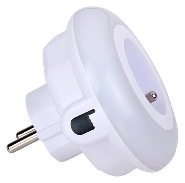 Corp de iluminat LED de orientare cu senzor crepuscular și priză Retlux LED/0,6W/230V