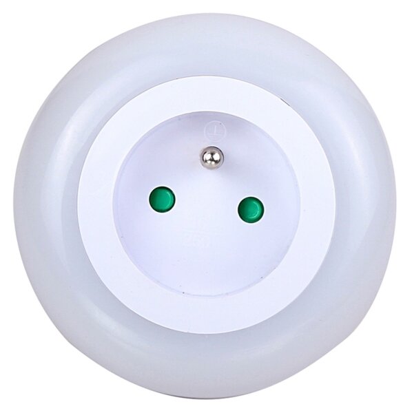 Corp de iluminat LED de orientare cu senzor crepuscular și priză Retlux LED/0,6W/230V