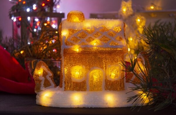 Decorațiune LED de Crăciun Retlux LED/3xAA alb cald