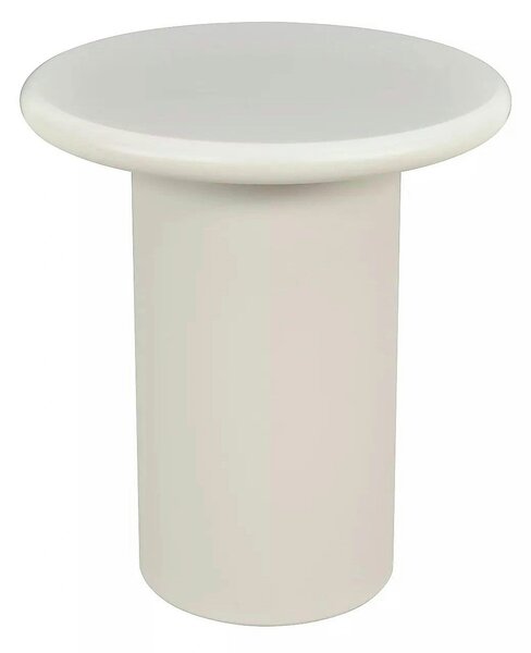 Măsuță cafea TIP, bej mat/bej, metal/MDF, 45x45x40 cm