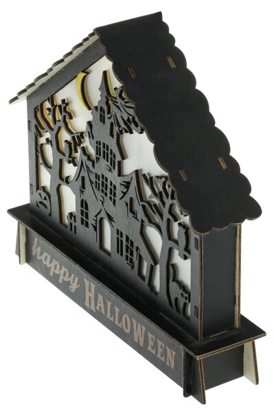 Decorațiune LED HALLOWEEN Retlux LED/2xAA/multicolor casă bântuită