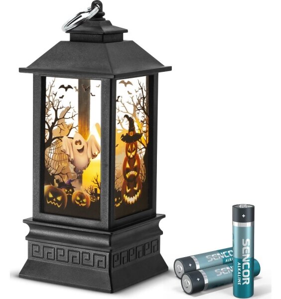 Decorațiune LED HALLOWEEN Retlux LED/3xAAA/alb cald, felinar cu dovleci