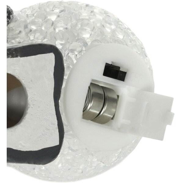 Decorațiune LED de Crăciun Retlux LED/2xLR44/alb cald, om de zăpadă cu bulgăre de zăpadă