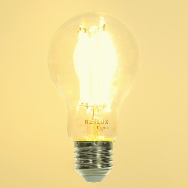 Bec LED dimabil FILAMENT Retlux A60 E27/7W/230V 2700-6500K Wi-Fi Tuya