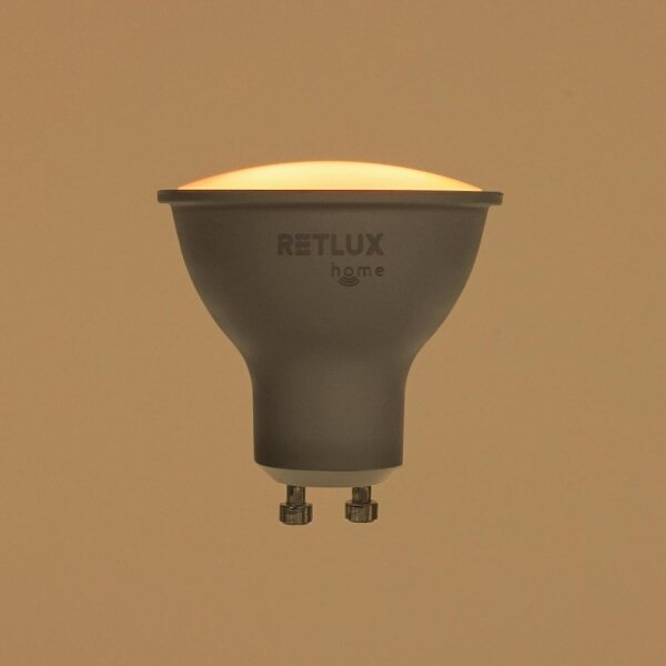 Bec LED RGBW dimabil Retlux MR16 GU10/4,5W/230V 2700-6500K Wi-Fi Tuya