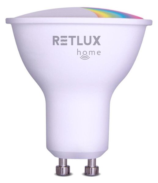 Bec LED RGBW dimabil Retlux MR16 GU10/4,5W/230V 2700-6500K Wi-Fi Tuya