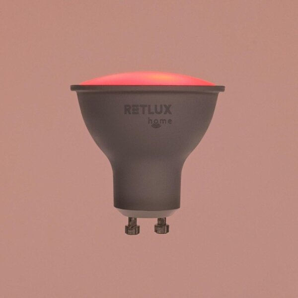 Bec LED RGBW dimabil Retlux MR16 GU10/4,5W/230V 2700-6500K Wi-Fi Tuya
