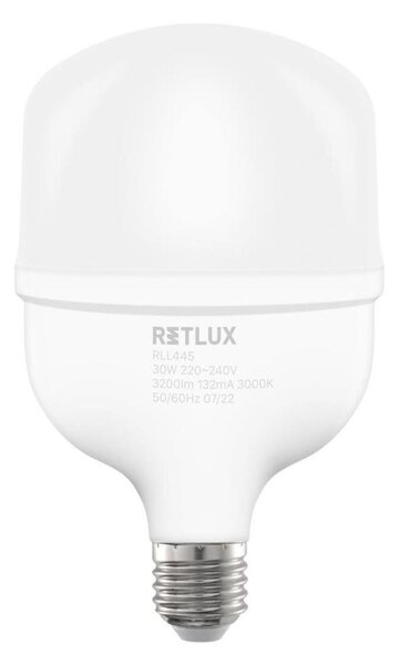 Bec LED T100 Retlux E27/30W/230V 3000K