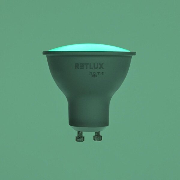 Bec LED RGBW dimabil Retlux MR16 GU10/4,5W/230V 2700-6500K Wi-Fi Tuya