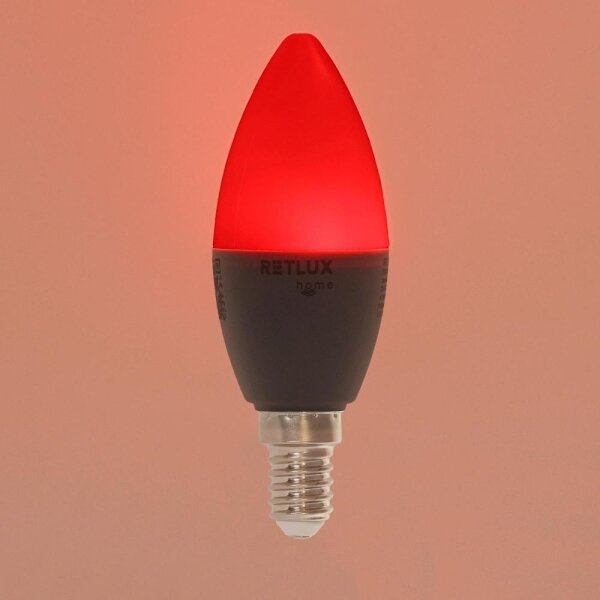 Bec LED RGBW dimabil Retlux C37 E14/4,5W/230V 2700-6500K Wi-Fi Tuya