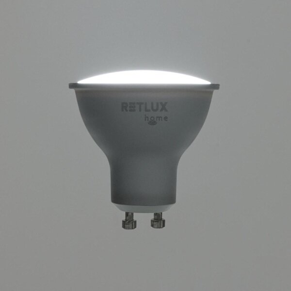 Bec LED RGBW dimabil Retlux MR16 GU10/4,5W/230V 2700-6500K Wi-Fi Tuya