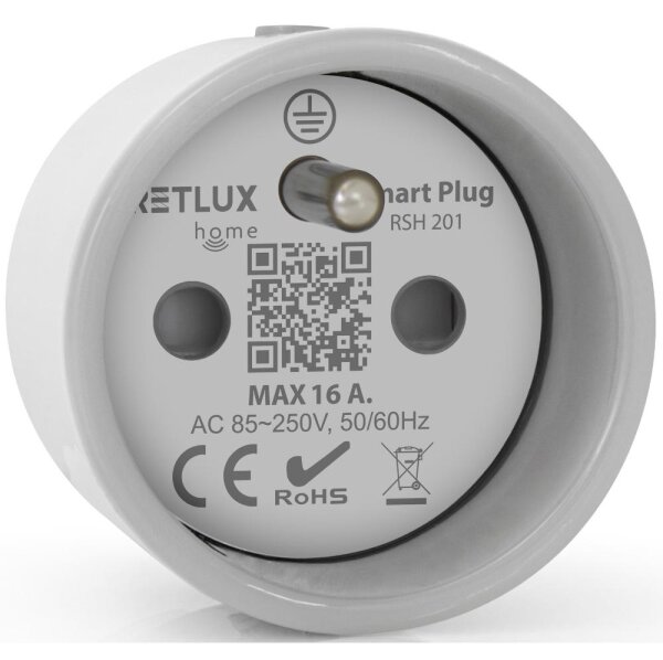 Priză inteligentă Retlux 3680W/230V/tip E/16A Wi-Fi Tuya