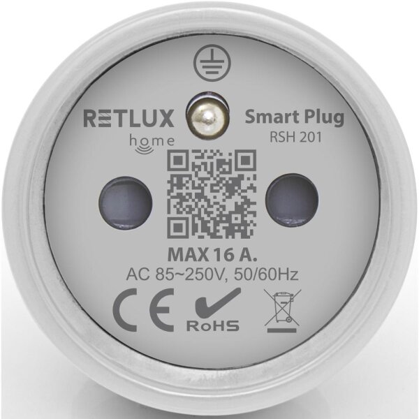 Priză inteligentă Retlux 3680W/230V/tip E/16A Wi-Fi Tuya