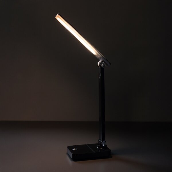 Lampă LED reîncărcabilă de masă Zuma Line 1949-BK LED/8W/1200mAh 3000/4500/6000K negru