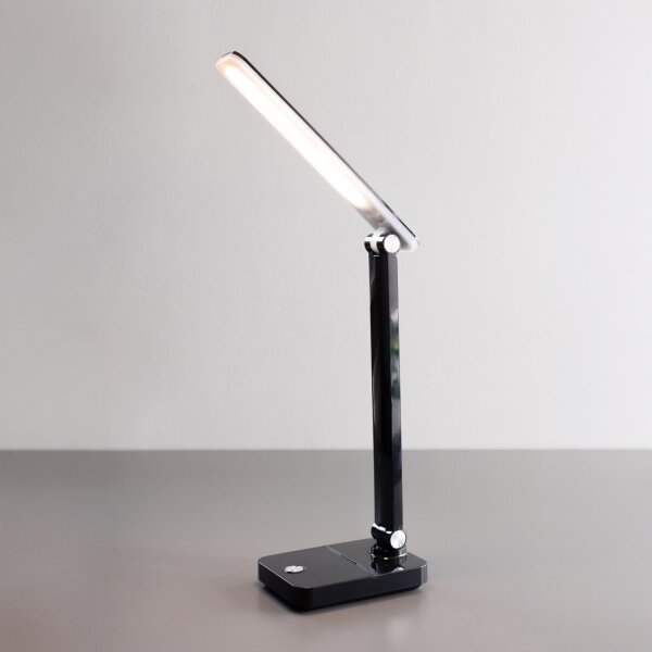 Lampă LED reîncărcabilă de masă Zuma Line 1949-BK LED/8W/1200mAh 3000/4500/6000K negru