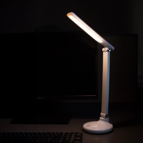 Lampă LED reîncărcabilă de masă Zuma Line 1913-WH LED/6W/1200 mAh 3000/4500/6000K alb