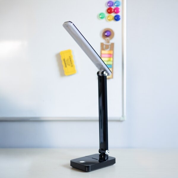 Lampă LED reîncărcabilă de masă Zuma Line 1949-BK LED/8W/1200mAh 3000/4500/6000K negru