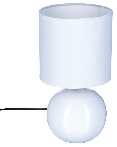 Lampă de masă Atmosphera TIMÉO 1xE14/60W/230V alb lucios
